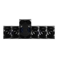 PHILIPS 45W Multimedia Speaker (Surround Sound, 5.1 Channel, Black)