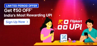 Get ₹50 instant discount on first Flipkart UPI txn on order of ₹200 and above