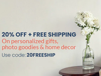 Zoomin- 20% Off + Free Shipping on Gifts,Photo goodies & Home Decor 
