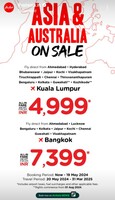 AirAsia Asia & Australia on Sale : from 4999