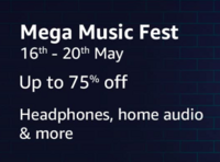 Amazon Mega Music Fest- Up to 75% Off (16-20 May'24)