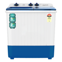 Croma 6.5 kg 5 Star Semi Automatic Washing Machine with Spiral Pulsator (CRLW065SMF202351, Blue)