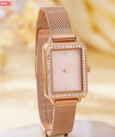 Sonata Poze Women Embellished Bracelet Style Straps Analogue Watch SP80059WM01W