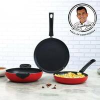 WONDERCHEF Venice Induction Bottom Non-Stick Coated Cookware Set  (Aluminium, 3 - Piece)