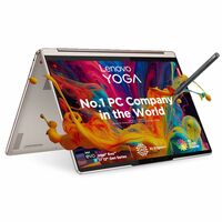 Lenovo Yoga 9 Intel Evo i7 1280P 14"(35.56cm) QHD OLED 2-in-1 400Nits Laptop(16GB/1TB SSD/Win 11/Office 2021/Backlit KB/E-Colour Pen/1Yr Warranty/Alexa/3 Month Game Pass/Oatmeal/1.4Kg), 82LU008TIN