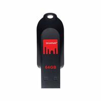 Strontium Pollex USB 64 GB Flash Drive (Black, Red)