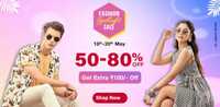JioMart Fashion Spotlight Sale | 18-20 May | 50-80 % Off + Extra off