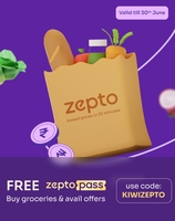 Free Zepto Pass for 2 Months for All | Kiwi App Offer