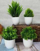 (Specific) Loot  Fast -  4 Great for home mini Bonsai Wild Artificial Plant  with Pot