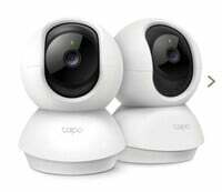 Lowest - TP-LINK Tapo C210P2 360D 3MP 2K 2304 Full HD 1296P Smart Wi-Fi Security Camera Pack of 2 (White)