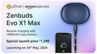pTron Newly Launched Zenbuds Evo X1 Max In-Ear TWS Earbuds 