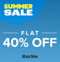 Crocs Summer Sale - Flat 40% Off