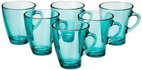 Pasabahce Glass Penguen Tumbler Set, 170Ml, 6-Pieces, Evergreen