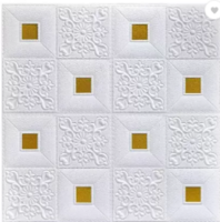 Yugam Decorative White, Gold Wallpaper  (70 cm x 70 cm)