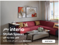 Upto 70% Off On Godrej Interio Furniture + Extra 15% Coupon Saving & Bank Offers