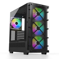 Ant Esports ICE-5000 RGB Mid- Tower Computer Case/Gaming Cabinet - Black [40% Coupon]