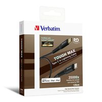 Verbatim Type C to Lightning Cable with Kevlar 120cm Black; 42.2 Inch [Apply 40% Off Coupon]