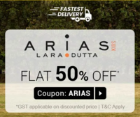 Firstcry-ARIAS Kids - Flat 50% Off on Entire Range