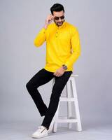 Men Regular Fit Solid Casual Shirt @ 159