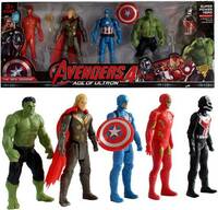Toyporium Avenger Toy Set Super Hero Avenger Kids Toy Set of 5 Super Hero Action Figure for Boys Kids Children Best Gift for Birthday ( Multicolor)  (Multicolor)
