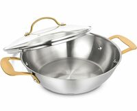 Michelangelo Stainless Steel Kadai 24cm/ 2.5 L