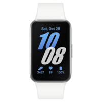 SAMSUNG Galaxy Fit3 Smartwatch with 100 Plus Watch Faces (40.9mm AMOLED Display, IP68 Water Resistant, Silver Strap)