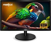 Frontech - 18.5 inch HD LED Backlit VA Panel Monitor (MON-0006) (Adaptive Sync, Response Time: 5 ms, 75 Hz Refresh Rate)