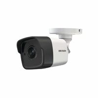 HIKVISION 5 MP Ultra HD Outdoor Bullet Infrared Security Camera, Black and White