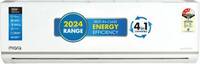 MarQ by Flipkart 2024 Range 1 Ton 3 Star Split Inverter 4-in-1 Convertible with Turbo Cool Technology AC - White 