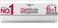 LG AI Convertible 6-in-1 Cooling 2024 Model 1.2 Ton 3 Star Split Dual Inverter 2 Way Swing, HD Filter with Anti-Virus Protection,VIRAAT Mode, Diet Mode & ADC Sensor AC  - White
