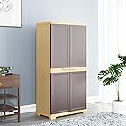Nilkamal Freedom Mini Medium (FMM) Plastic Cabinet for Storage| Space & Clothes Organizer| Shelves| Cupboard| Almari| Wardrobe| Living Room| Adult & Kids| Multipurpose for Home Kitchen & Office