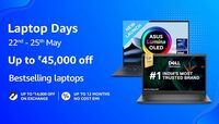 Laptops Days Upto Rs.45000 Off on Best Selling Laptops