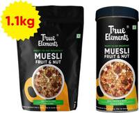 True Elements Muesli Fruit and Nut (700gm + 400gm) - Combo 