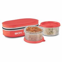 MILTON New Bon Bon Lunch Box with 2 Leak-Proof containers, 280 ml Each