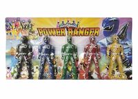 PRIMEFAIR Power Rangers Toy Set Super Hero Avenger Kids Toy Set of 5 Super Hero Action Figure for Boys Kids Children Best Gift for Birthday (Pack of 5)
