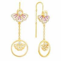 GIVA 925 Silver Bhumi Rose Gold Elegant Eyebright Sui Dhaga Earring