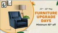 Furniture Upgrade Days [May 23 - 26] Upto 40% Off + Bank Offers
