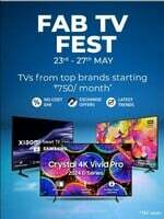 Fab Tv Fest Days Upto 60% Off + Bank Offer [May 23 - 27]