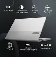 Lenovo ThinkBook 15 AMD Ryzen 5 Hexa Core 5500U - (8 GB/512 GB SSD/Windows 11 Home) TB15 G3 ACL Thin and Light Laptop  (15.6 Inch, Mineral Grey, 1.7 Kg)