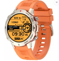 Fire-Boltt Grenade 1.39'' HD Display, BT Calling, 350 mAh Battery & 123 Sports Modes Smartwatch  (Orange Strap, 22 cm)