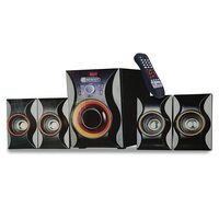 WEBOOT 16.7" inch Bluetooth Multimedia Speaker System/Home Theatre / 6" Subwoofer | (90 Watt, 4.1 Channel)