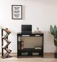 Bonton Computer Table in Wenge Finish with Keyboard Slider