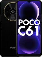POCO C61 (Diamond Dust Black, 128 GB)  (6 GB RAM)