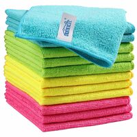 HOMEXCEL Microfiber Cleaning Cloth,12 Pack Cleaning Towels