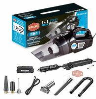 Woscher 578D 2in1 Digital Portable Air Compressor Tyre Inflator with Car Vacuum Cleaner