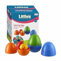 Little's Nesting Eggs I Activity Toy for Babies I Multicolor I Infant & Preschool Toys I Develops Motor & Reasoning Skills