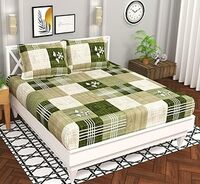 BSB HOME Double Bedsheet With 2 Pillow Cover upto 80% from 199