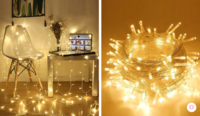 Quace Yellow & White Ladi String Lights