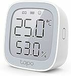 Tapo Plastic Tp-Link Digital Hygrometer Thermometer Tapo T315 Smart Temperature & Humidity Monitor | Real Time | Home Automation | Free Data Storage & Visual Graphs | Hub Required, Pack of 1
