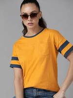 Roadster Women's T Shirts upto 75% off starting From Rs.100